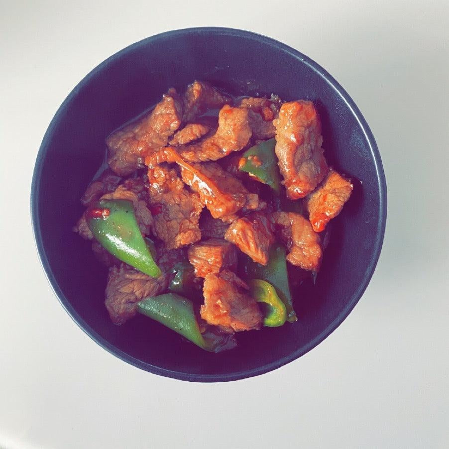 Sauté de Boeuf/Poulet aux piments